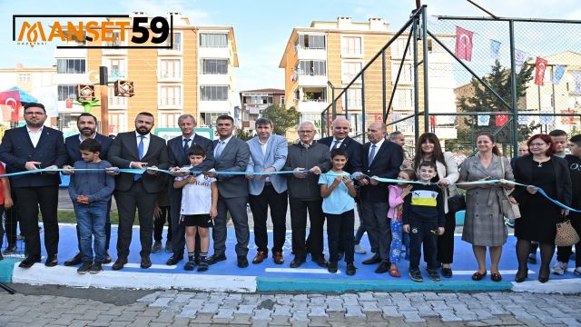 Sil baştan yenilenen Mehmetçik Parkı törenle açıldı