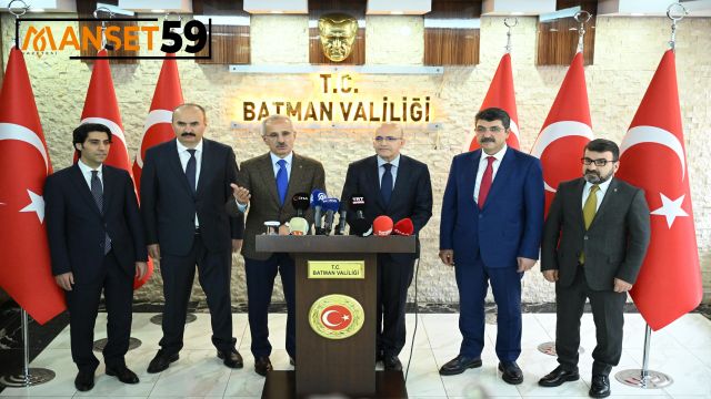 ULAŞTIRMA VE ALTYAPI BAKANI ABDULKADİR URALOĞLU BATMAN’DA…