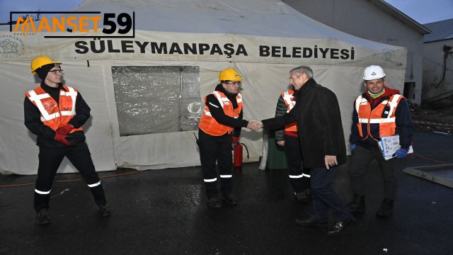 Başkan Uzunlar SPAK tatbikatını yerinde takip etti