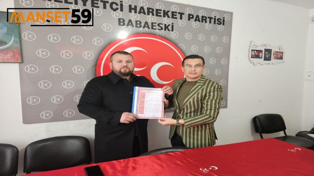 HAKAN ARICI’NIN ADAY ADAYLIĞI, BABAESKİDE POLİTİK GÜNDEMİ HAREKETLENDİRDİ…