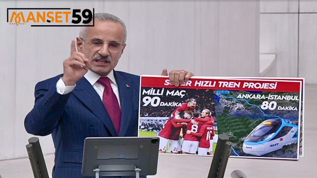 "MAÇ 90 DAKİKA ANKARA-İSTANBUL 80 DAKİKA"