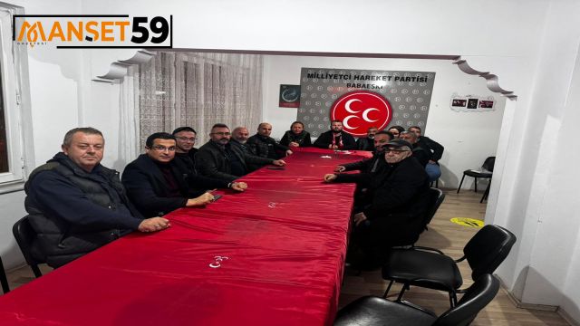 MHP Babaeski İlçe Başkanlığı Belediye Başkan Adaylığı Açıklaması