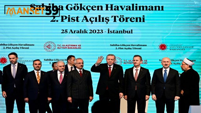 SABİHA GÖKÇEN HAVALİMANI 2. PİSTİ CUMHURBAŞKANI RECEP TAYYİP ERDOĞAN TARAFINDAN AÇILDI