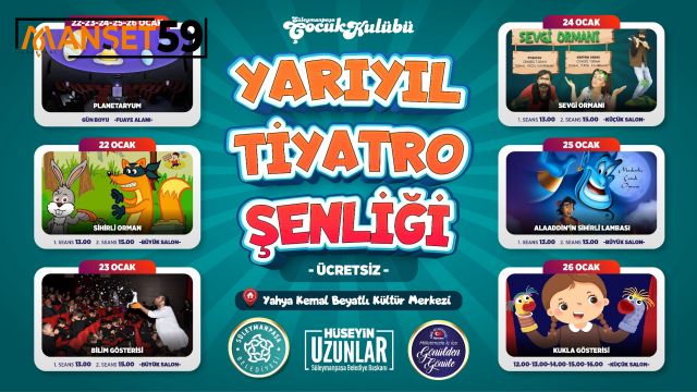 Süleymanpaşa Belediyesi Yarıyıl Tatil Şenliği başladı